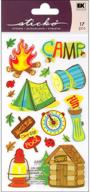 sticko camping fun sticker set, multicolor - 52-00122 logo