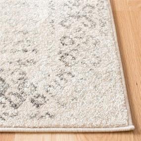 img 2 attached to 🏠 Safavieh Tulum Collection TUL264A Moroccan Boho Distressed Runner, 2' x 8', Ivory/Grey - Non-Shedding Rug for Living Room, Entryway, Foyer, Hallway, and Bedroom