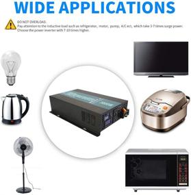 img 2 attached to WZRELB 3000w Pure Sine Wave Inverter - Wireless Remote Control, LED Display - Car Inverter Generator