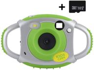 📷 funkprofi kids camera: 5mp 1080p hd video recorder with 32gb tf card - ideal kids toy (green) logo