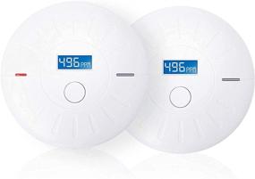 img 4 attached to 🔋 10-Year Battery Powered Smoke and Carbon Monoxide Detector, Dual-Pack Portable Fire CO Alarm for Home and Kitchen