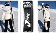 🎿 skiweb ski & pole carrier strap: convenient hands-free solution for carrying skis and poles together logo