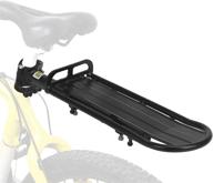 🚲 retractable bike rear rack: adjustable aluminum alloy carrier for mountain bikes - 22lbs load capacity logo