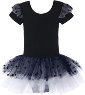 🩰 mdnmd ballerina outfits for toddler girls: ballet tutu leotard dance glitter camisole skirted ballerina dress logo