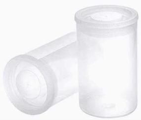 img 2 attached to 🔒 Multipurpose Clear Plastic Film Canisters with Lids - Ideal for Storing Pills, Film, Keys, Coins, Art Beads, and More! (20 PCS)