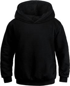 img 4 attached to 🧥 Boys Sherpa Fleece Lined Hoodie Jacket by SWISSWELL - Soft and Warm Zipper Sweatshirt Outerwear