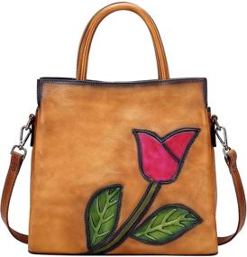 img 4 attached to CHERISH KISS K7 Green Women's Handbags & Wallets: Stylish Satchels for a Fashionable Look