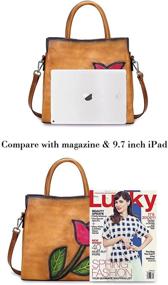 img 1 attached to CHERISH KISS K7 Green Women's Handbags & Wallets: Stylish Satchels for a Fashionable Look