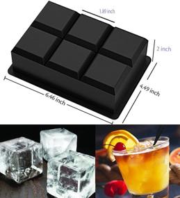 img 3 attached to 🧊 Ouddy 2 Pack Silicone Ice Cube Tray: Large Sphere Round Ice Ball Maker Molds for Whiskey, Cocktails & Bourbon - Reusable & Convenient