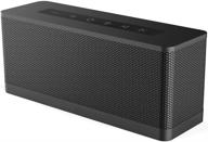 🔊 meidong 3119 portable wireless bluetooth speaker - upgraded version with 20w stereo sound, large volume active extra bass, wireless stereo pairing, waterproof ipx5, 10-hour battery life - black logo