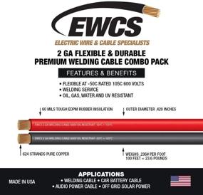 img 2 attached to Gauge Premium Welding Cable Black Tools & Equipment