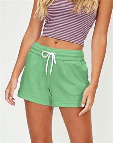 img 2 attached to 🩳 Stay Cool and Comfy in Ezymall Women's Summer Sweat Shorts with Pockets - Perfect for Workouts and Casual Runs