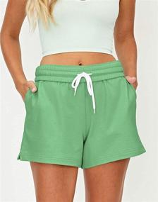 img 3 attached to 🩳 Stay Cool and Comfy in Ezymall Women's Summer Sweat Shorts with Pockets - Perfect for Workouts and Casual Runs