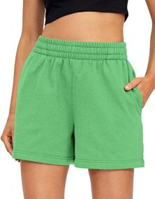 img 4 attached to 🩳 Stay Cool and Comfy in Ezymall Women's Summer Sweat Shorts with Pockets - Perfect for Workouts and Casual Runs