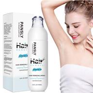 💆 revolutionary 100ml hair removal spray: newest hair growth inhibitor & moisturizer for men and women - non-irritating formula for legs, hands, arms, underarms, and bikini areas - natural stop hair growth spray inhibiting logo