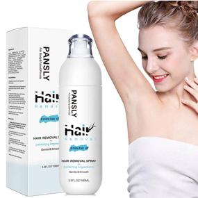 img 4 attached to 💆 Revolutionary 100ml Hair Removal Spray: Newest Hair Growth Inhibitor & Moisturizer for Men and Women - Non-Irritating Formula for Legs, Hands, Arms, Underarms, and Bikini Areas - Natural Stop Hair Growth Spray Inhibiting