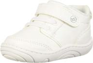 white stride rite 360 sr taye 2.0 sneakers for kids in size 5 m us logo