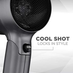 img 1 attached to 💇 Compact Dual Voltage Travel Hair Dryer with Folding Handle - Conair 1875 Watts