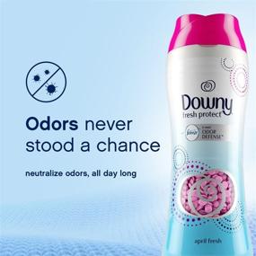 img 2 attached to Downy Fresh Protect April Fresh Odor Defense In-Wash Scent Beads with Febreze, 10 oz, Pack of 4