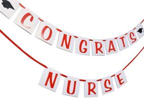 img 3 attached to 👩 Qttier Nurse Graduation Banner | RN Class of 2021 Party Decorations | Congrats Nurse Graduation Sign