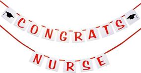 img 4 attached to 👩 Qttier Nurse Graduation Banner | RN Class of 2021 Party Decorations | Congrats Nurse Graduation Sign