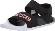 adidas womens adilette sandal iridescent women's shoes logo