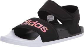 img 4 attached to Adidas Womens Adilette Sandal Iridescent Women's Shoes