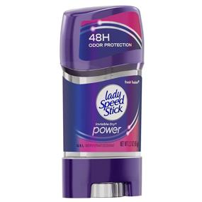 img 1 attached to Lady Speed Stick Invisible Dry Power Antiperspirant Deodorant Gel, Fresh Fusion - 2.3 oz (6 Pack): Stay Fresh, Dry, and Invisible All Day!