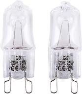 🔦 w10709921 microwave light bulbs: compatible replacement for kitchenaid, jenn-air, whirlpool, maytag - 2 pack logo