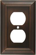 🔳 ckp brand #31191 duplex wall plate in elegant oil-rubbed bronze finish logo