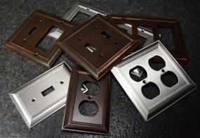 img 1 attached to 🔳 CKP Brand #31191 Duplex Wall Plate in Elegant Oil-Rubbed Bronze Finish