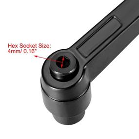 img 1 attached to Uxcell Adjustable Clamping Ratchet Threaded Industrial Hardware