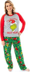 img 4 attached to Grinch Christmas Infant Onesie Pajama Apparel & Accessories Baby Girls