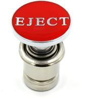 замена прикуривателя для автомобиля kei project eject button - красная, 12v аксессуарная кнопка, совместима с большинством автомобилей. логотип