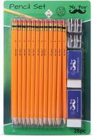 📚 mr. pen- 24 pencils set with sharpener and eraser: school supplies, ideal pencil and sharpener combo for kids logo