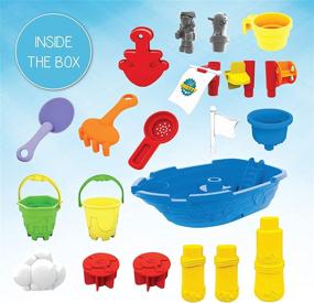 img 3 attached to 🌊 Sand and Water Table for Toddlers by ToyVelt