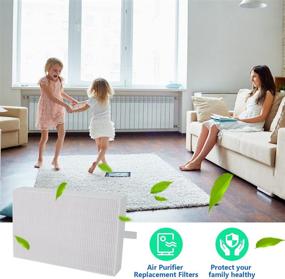 img 2 attached to 🌬️ True HEPA Filter R for Honeywell HRF-R2 HRF-R3 Air Purifier (3-Pack) - Enhance Your Air Quality with Filter R