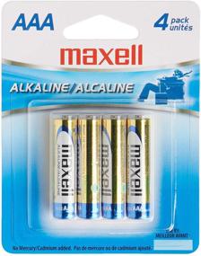 img 3 attached to MAXELL 723865 Alkaline AAA Batteries, Ready-to-go for Long-lasting and Reliable Performance, 4 Count (1 Pack)