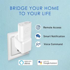 img 3 attached to 🔒 Lockly PGH200 Secure Link Wi-Fi Smart Hub: ETL Certified Plug and Play Install for All Lockly Smart Locks, USB Power Port Compatible