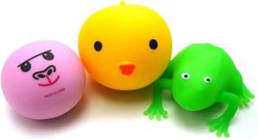 img 3 attached to 🤗 Gosu Toys Stress Dough Friends: Soft and Stretchy Stress Balls with Dough-like Texture!