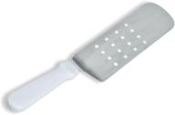 crestware 10-inch by 3-inch plastic handle turner with perforations logo