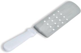 img 1 attached to Crestware 10-Inch by 3-Inch Plastic Handle Turner with Perforations