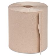 🧻 genuine joe gjo22600 hard wound roll towel, 800 feet length x 7.9 inches width, natural (pack of 6) logo