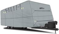 🏕️ waterproof travel trailer rv cover | 30'-33' sizes | iisport breathable anti-uv camper cover | prevents top tearing from sun exposure | 4-ply non-woven ripstop fabric logo