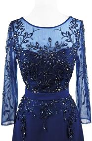 img 1 attached to Meier Womens Embroidery Beaded Evening Women's Clothing in Dresses