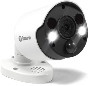 img 3 attached to 📸 Основная защита: Система камер видеонаблюдения для дома Swann с 4K 16 прожекторными камерами и 16-канальным цифровым видеорегистратором CCTV, цветной ночной вид, двусторонней аудиосвязью и жестким диском на 2 ТБ