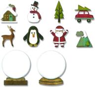 🌍 sizzix thinlits dies globes by tim holtz, 11-pack: explore tiny snowglobes with 11 count collection logo