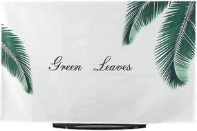 img 2 attached to TINTON LIFE Premium Quality Wrinkle Free Polycotton Indoor TV Dustproof Cover Cloth(Leaf 2