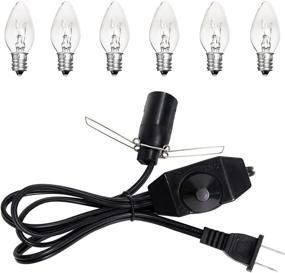 img 4 attached to OHLGT Himalayan Salt Lamp Cord Replacement Kit: Dimmer Switch, 6 Bulbs & Metal Clip