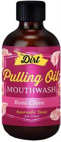 img 4 attached to 🌹 Gluten-Free Oil Pulling Mouthwash - Dental Tonic with Essential Oils for Bad Breath, Non-GMO, 4oz - Luscious Rose Clove and Mint